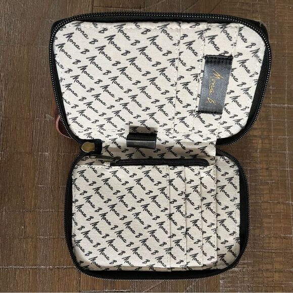 Mona B Dream wallet wristlet. Recycled canvas makes each one special and unique - Picture 6 of 7